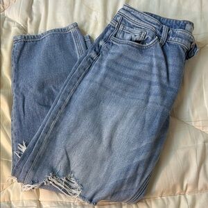 KanCan Light Blue Distressed Ankle Jeans